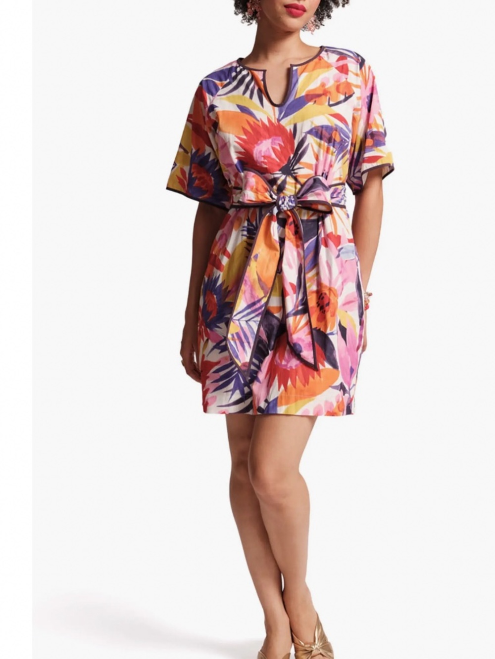 NWT FRANCES VALENTINE DORIS DRESS IN LANAI PRINT, SIZE S